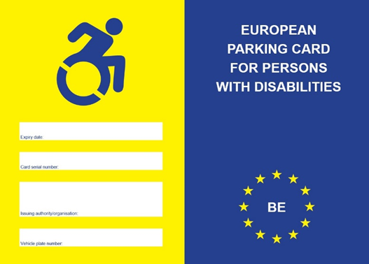 preukaz EÚ pre osoby so zdravotným postihnutím
