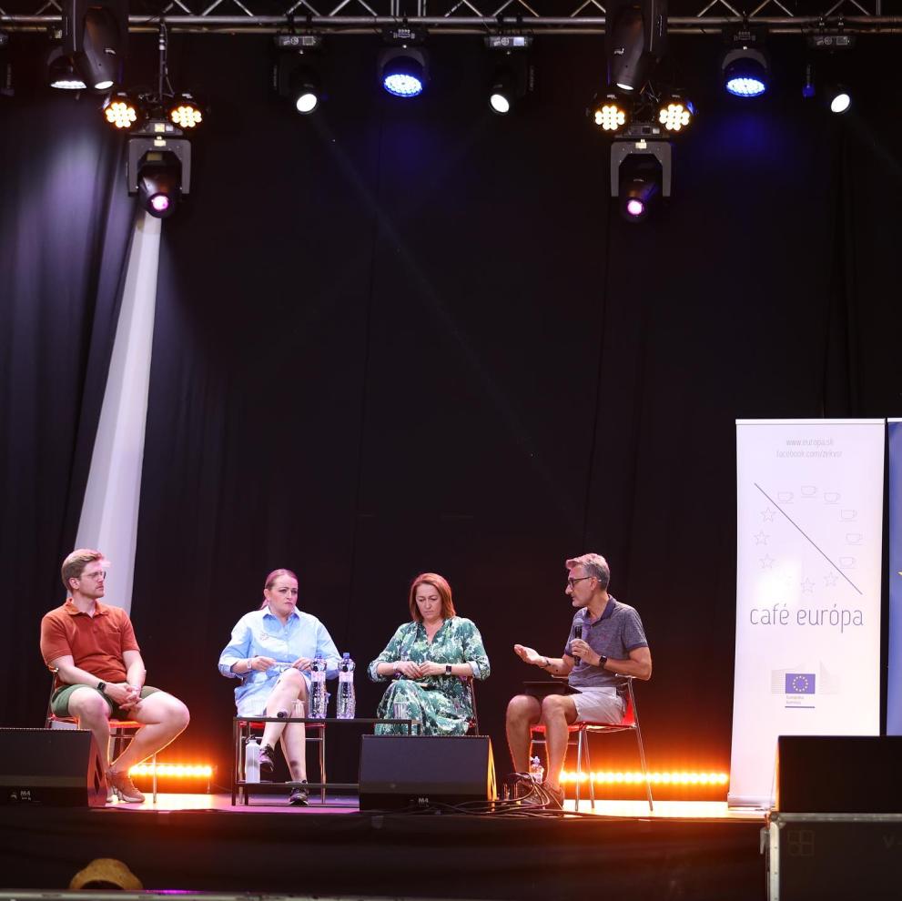Café Európa na festivale Pohoda: Zručnosti pre 21. storočie – práca v budúcnosti a inovácie 
