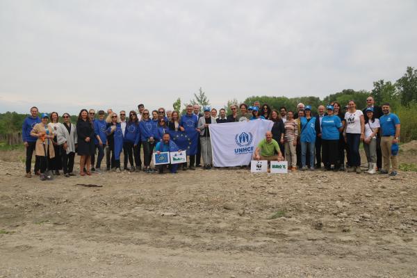 Vysadba stromov - ZEK, UNHCR, BROZ - 2024 apríl
